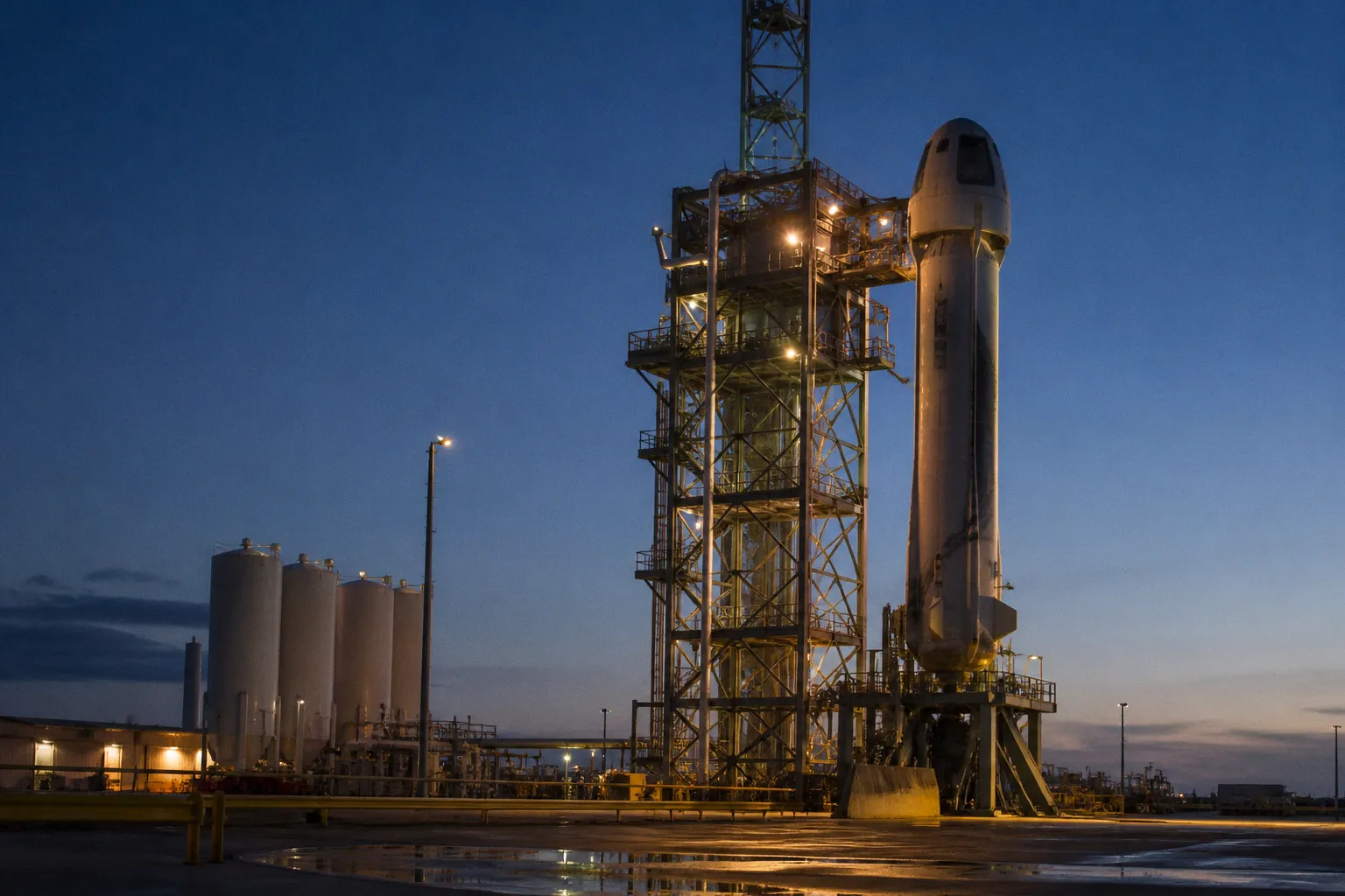 Blue Origin construirá la red de internet que conectará Marte con la Tierra