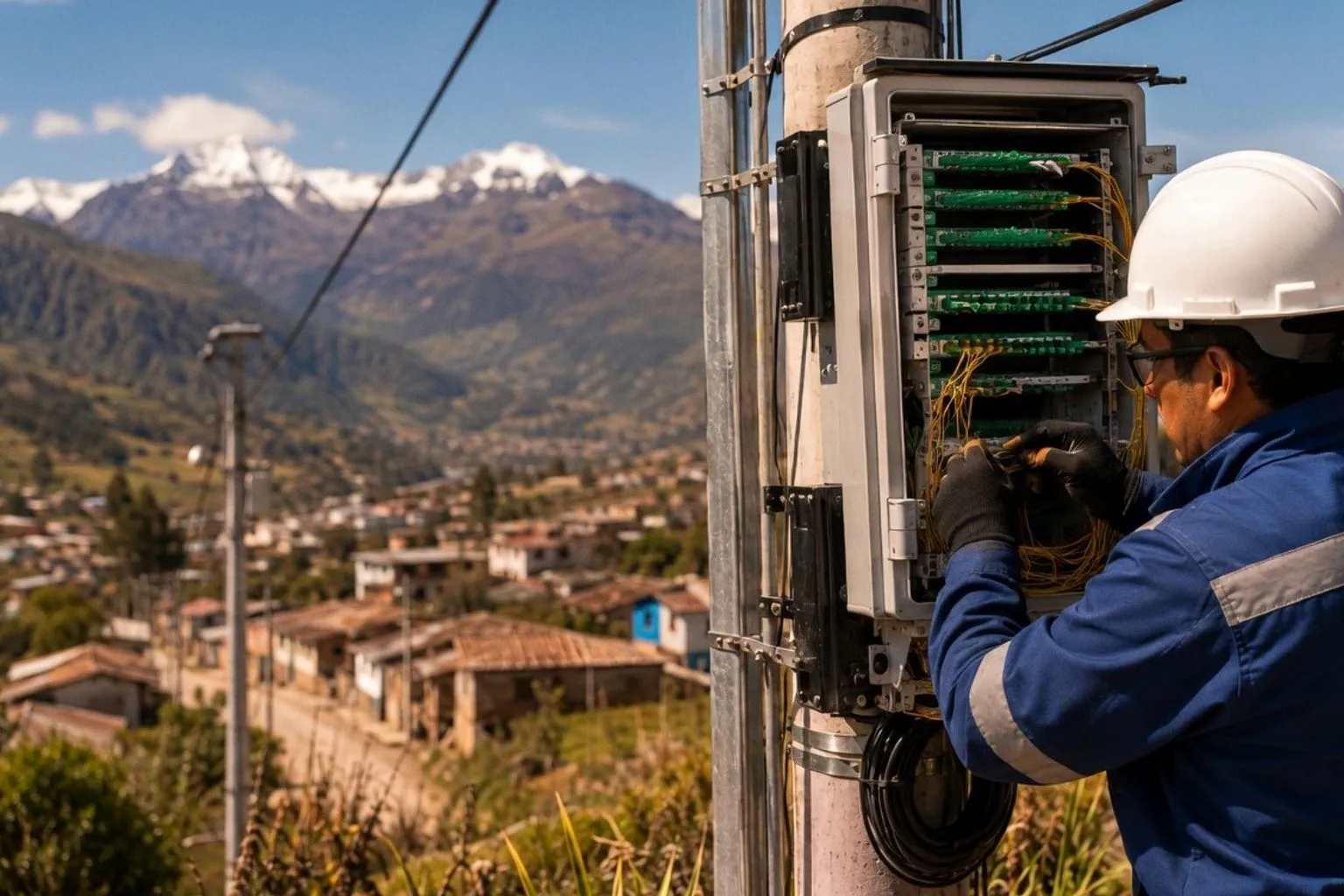 La fibra óptica como motor estratégico para cerrar la brecha digital en Perú
