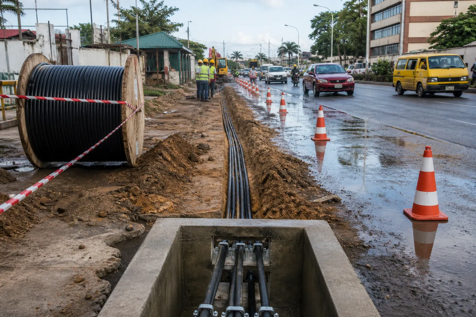 Nigeria impulsa su red de fibra óptica con una inversión de 2.000 millones de dólares